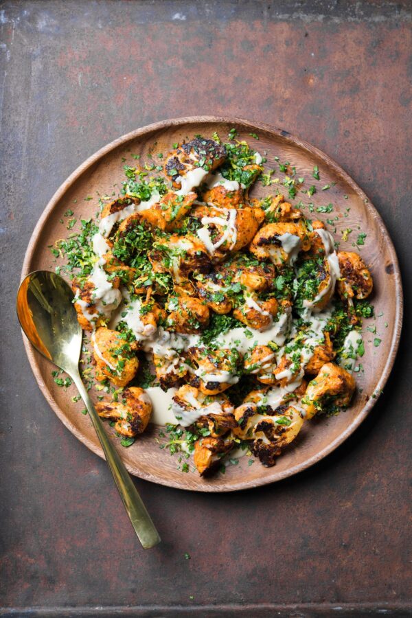 Cauliflower (bodek) with tahini & pine nuts Salad