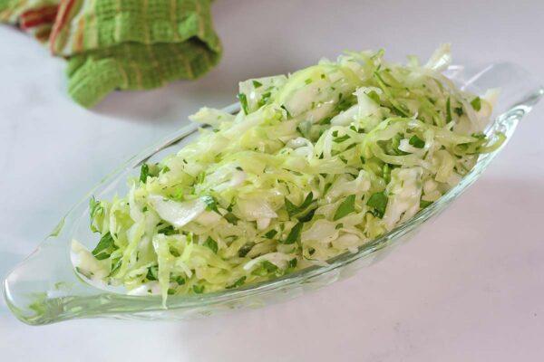 Green Cabbage-lemon Salad