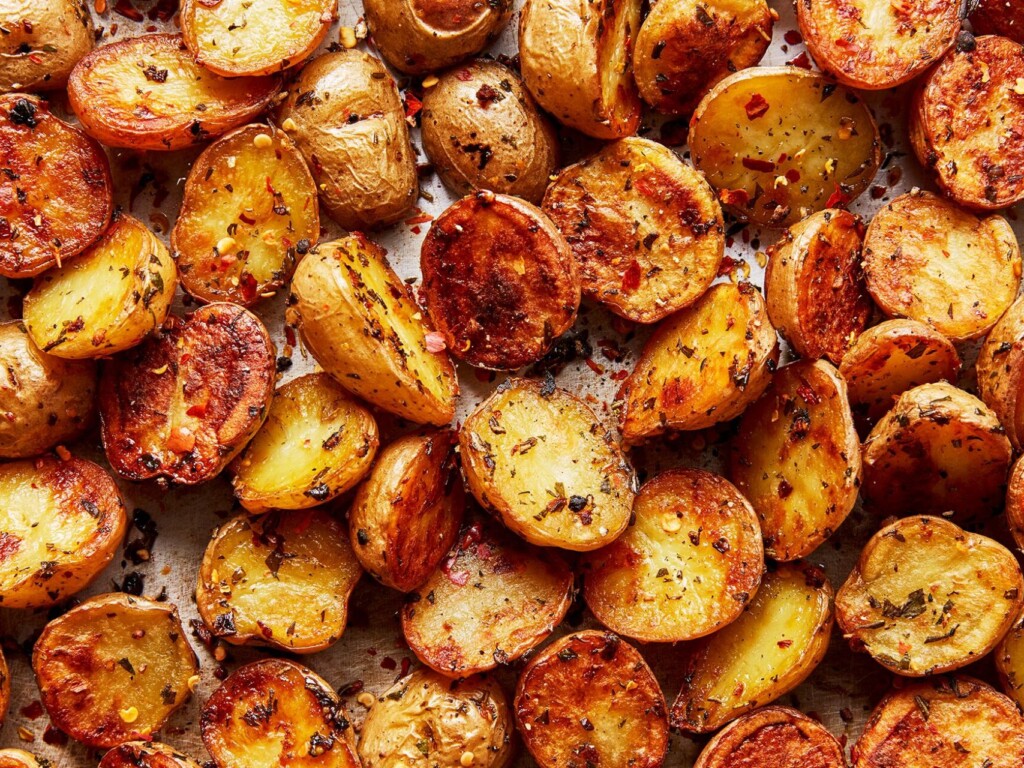 Tiny Potatoes with herbs