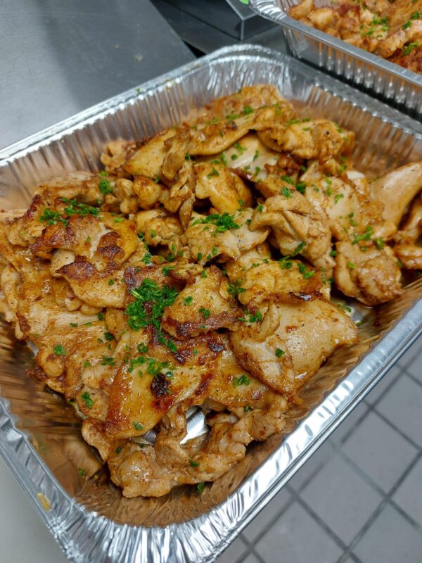 Pargiot with mushrooms & onions [Medium Tray]
