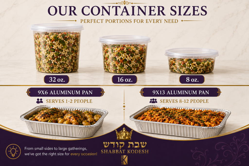Catering Size Guide